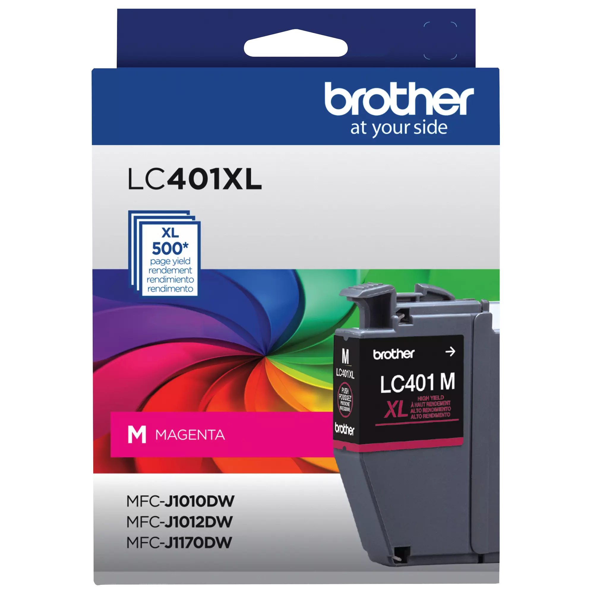 Genuine Brother LC401XLM High-Yield Magenta Ink Cartridge