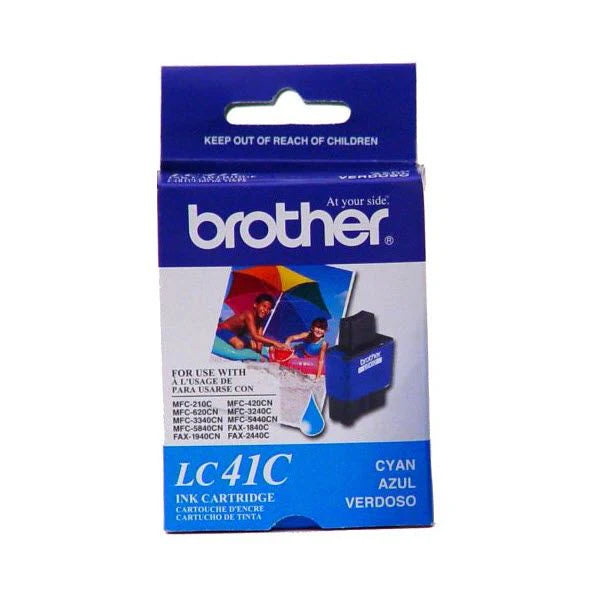 Genuine Brother LC41C Standard-Yield Cyan Ink Cartridge