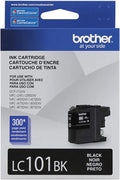 Genuine Brother LC101BK Standard-Yield Black Ink Cartridge