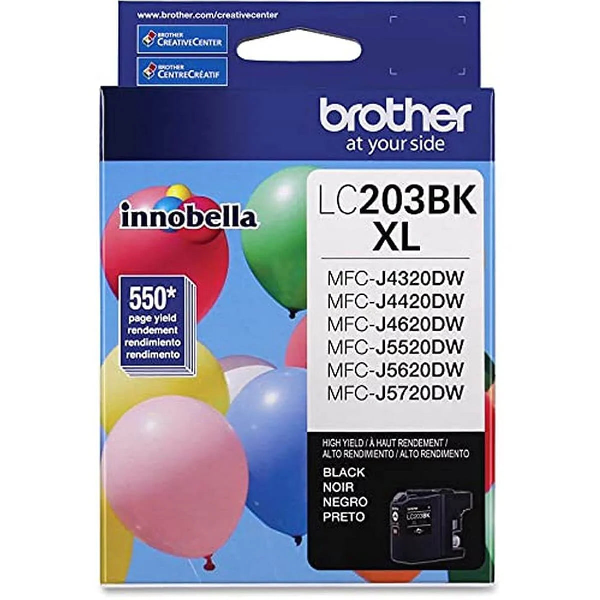 Genuine Brother LC203BKXL High-Yield Black Ink Cartridge