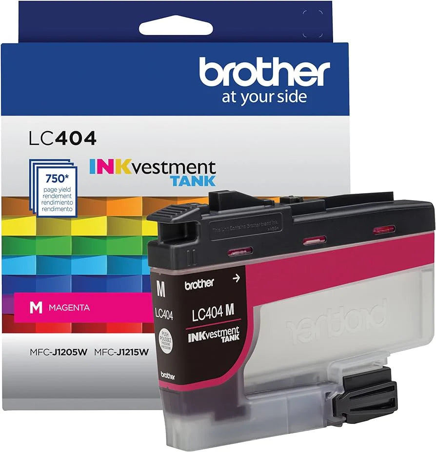 Genuine Brother LC404M Standard-Yield Magenta Ink Cartridge