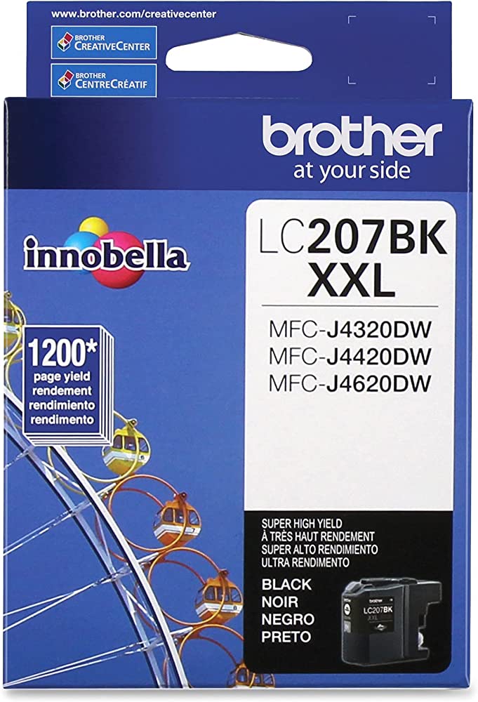 Genuine Brother LC207XXL Extra High-Yield Black Ink Cartridge