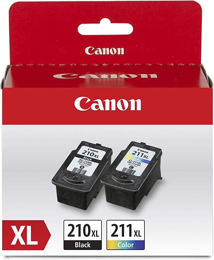 Original Canon PG-210XL Black & CL-211XL Color Ink Cartridges