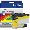 Genuine Brother LC406Y Standard-Yield Yellow Ink Cartridge