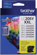Genuine Brother LC205XXLY Extra High-Yield Yellow Ink Cartridge