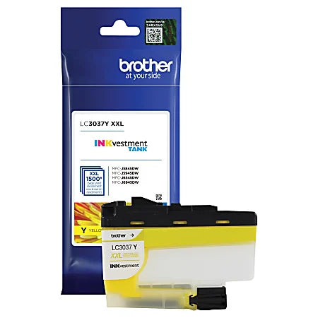 Genuine Brother LC3037Y XXL Super High-Yield Yellow Ink Cartridge