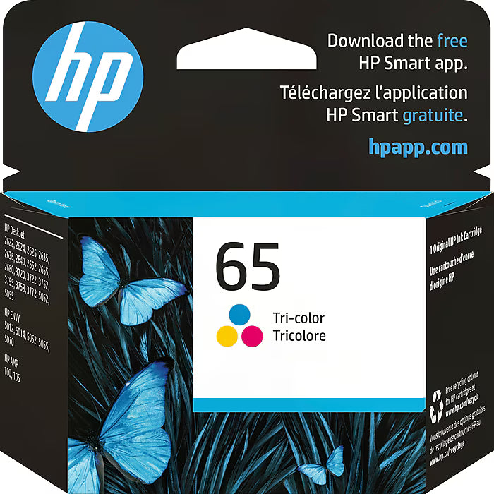 Original HP 65 (N9K01AN) Color Ink Cartridge