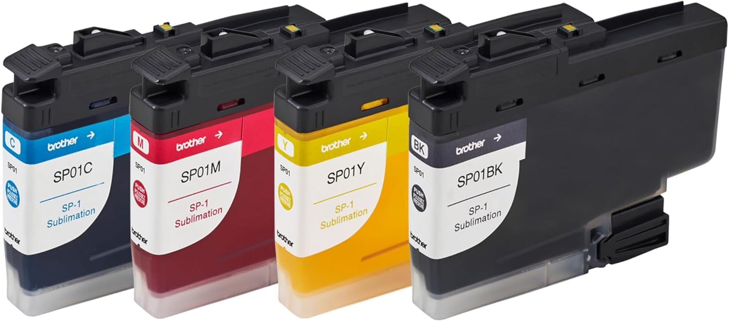 Genuine Brother SP01 Standard-Yield Black, Cyan, Magenta &amp; Yellow Ink Cartridge 4-Pack