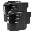 Genuine Brother LC209XXL Extra High-Yield Black Ink Cartridge 2-Pack