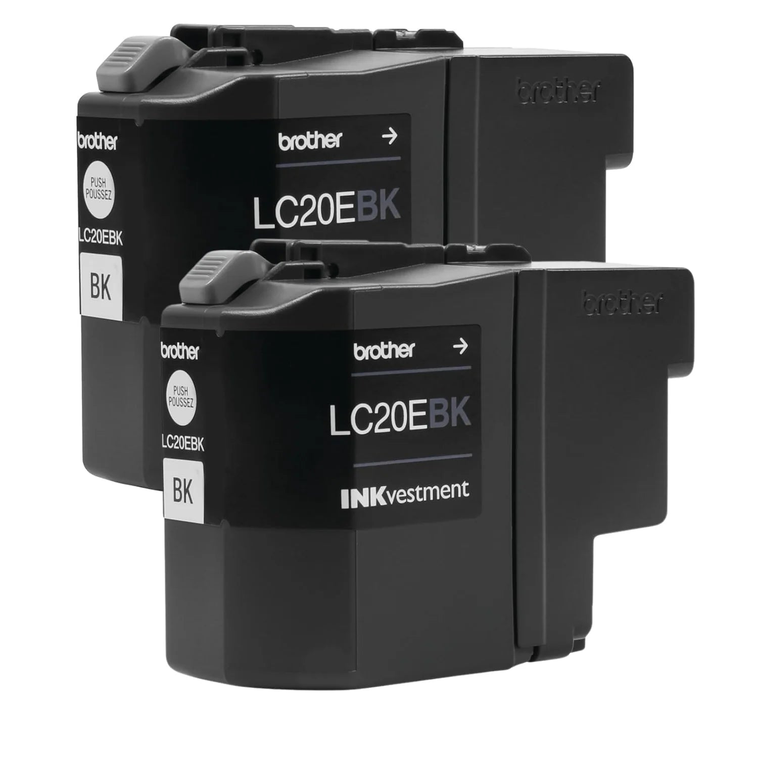 Genuine Brother LC209XXL Extra High-Yield Black Ink Cartridge 2-Pack