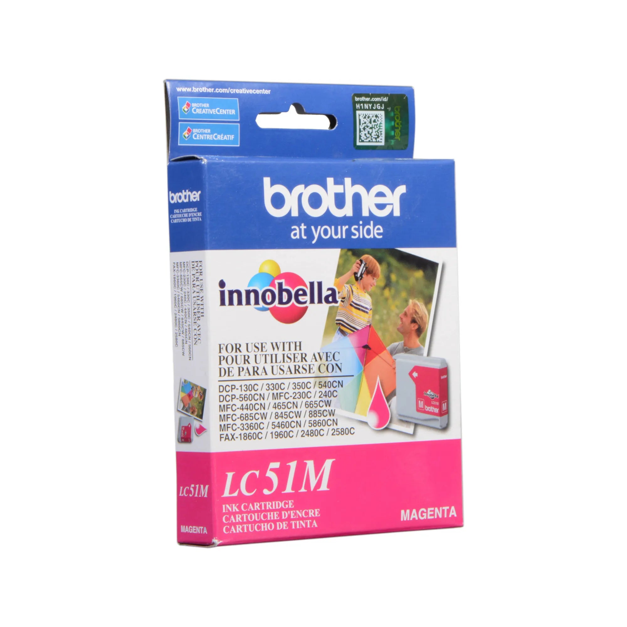 Genuine Brother LC51M Standard-Yield Magenta Ink Cartridge
