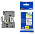 Genuine Brother TZe-221 Black on White Laminated P-touch Label Tape, 3/8" (9mm)