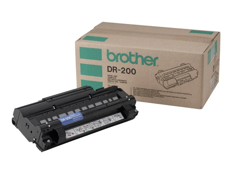 Genuine Brother DR200 Standard-Yield Black Drum Unit