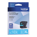 Genuine Brother LC103C High-Yield Cyan Ink Cartridge