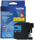 Genuine Brother LC105XXL Extra High-Yield Cyan Ink Cartridge
