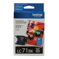 Genuine Brother LC71BK Standard-Yield Black Ink Cartridge
