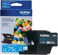 Genuine Brother LC75C High-Yield Cyan Ink Cartridge