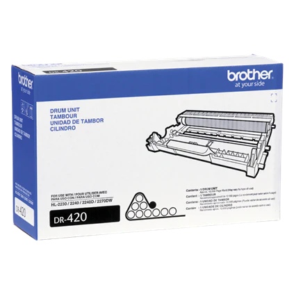 Genuine Brother DR-420 Standard-Yield Black Drum Unit