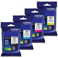 Genuine Brother LC3029XXL Extra High-Yield Black, Cyan, Magenta &amp; Yellow Ink Cartridge 4-Pack