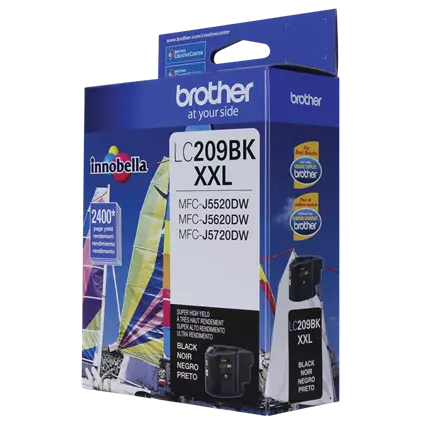 Genuine Brother LC209XXL Extra High-Yield Black Ink Cartridge