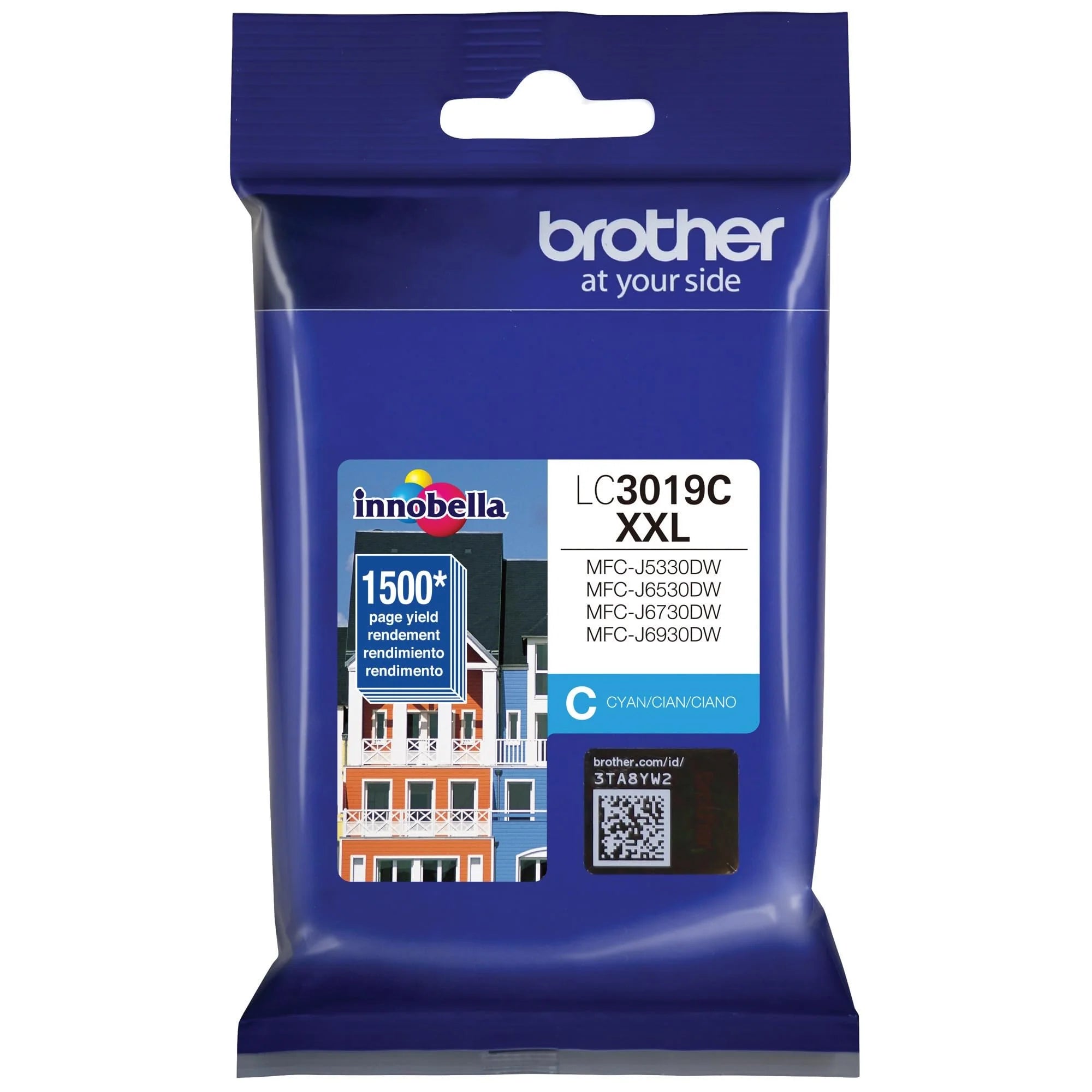 Genuine Brother LC3019C Super High-Yield Cyan Ink Cartridge