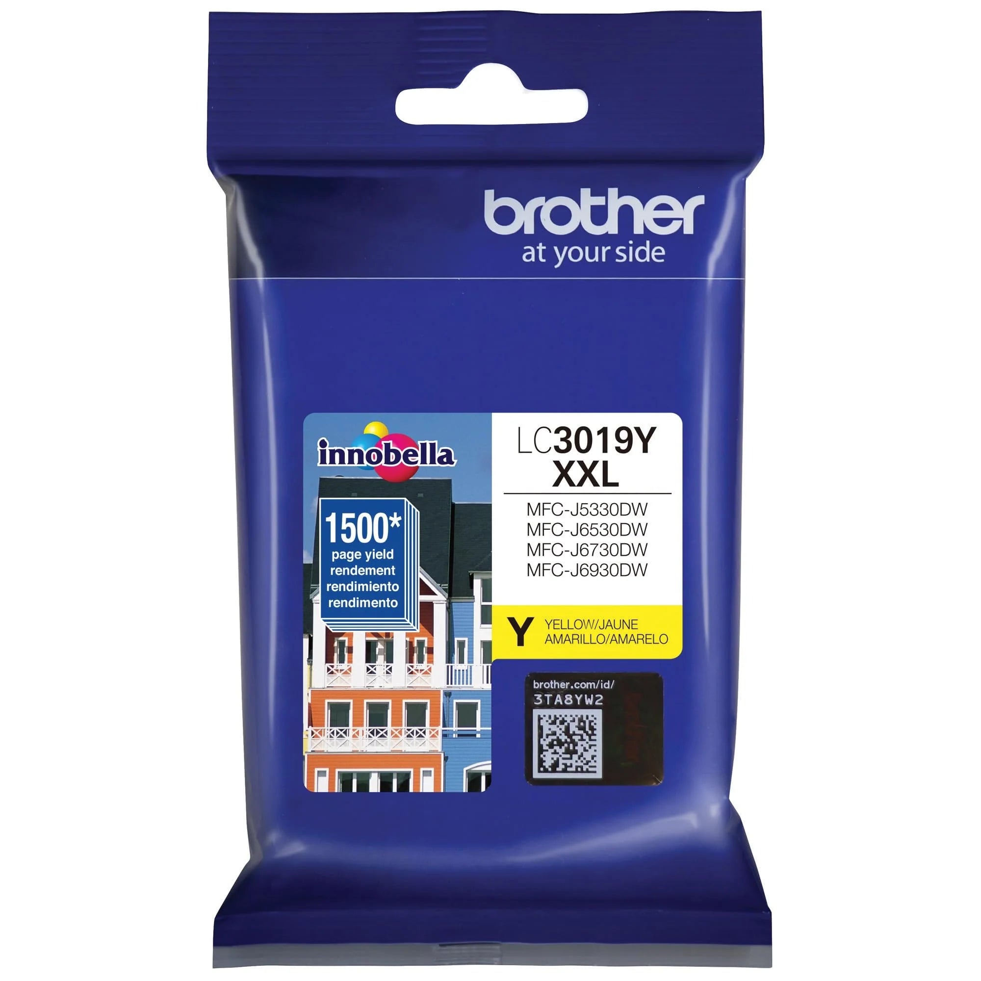 Genuine Brother LC3019Y Super High-Yield Yellow Ink Cartridge