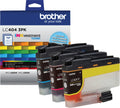 Genuine Brother LC404 Standard-Yield Cyan, Magenta &amp; Yellow Ink Cartridge 3-Pack