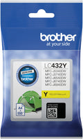 Genuine Brother LC432Y Standard-Yield Yellow Ink Cartridge