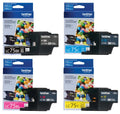 Genuine Brother LC75 High-Yield Black, Cyan, Magenta &amp; Yellow Ink Cartridge 4-Pack