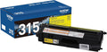 Genuine Brother TN-315Y High-Yield Yellow Toner Cartridge