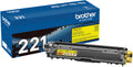 Genuine Brother TN-221Y Standard-Yield Yellow Toner Cartridge