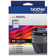 Genuine Brother LC402XLBK High-Yield Black Ink Cartridge