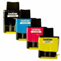 Genuine Brother LC41 Standard-Yield Black, Cyan, Magenta &amp; Yellow Ink Cartridge 4-Pack